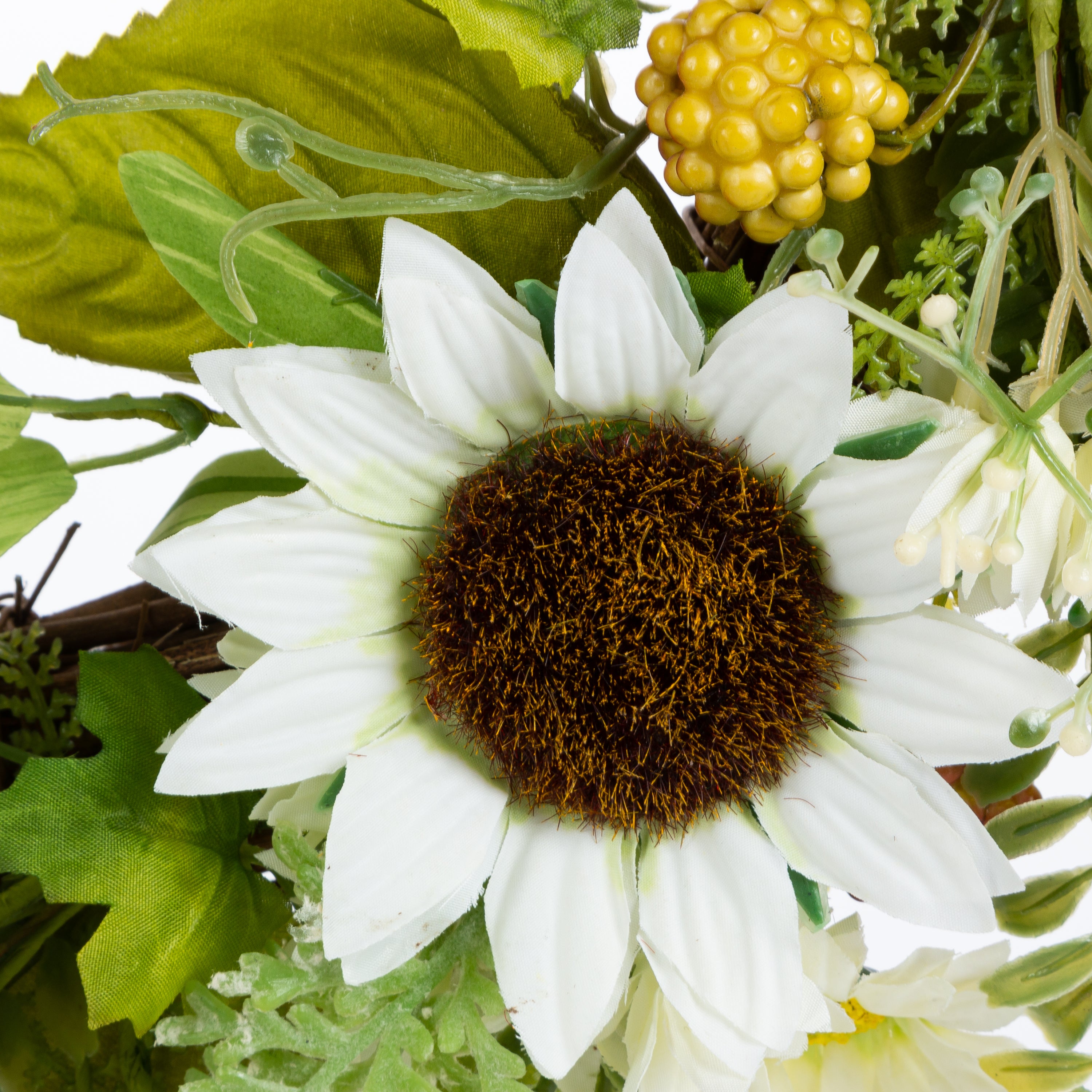24 in. Sunflower Berry Wreath